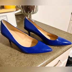 Glossy Blue Guess Heels 💙